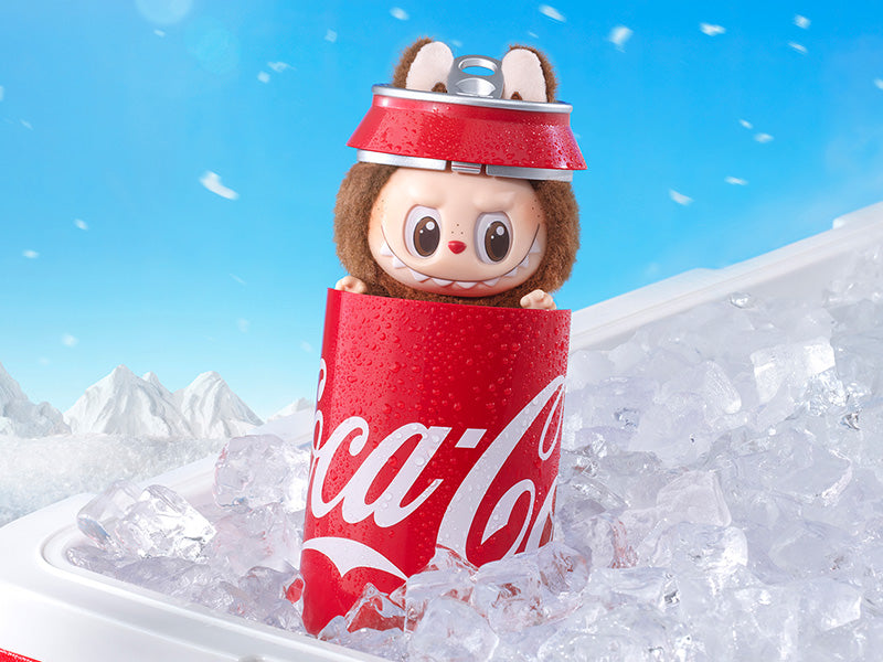 LABUBU - "Coca-Cola" - Peluche mystère (1 modèle aléatoire)