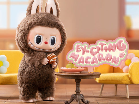 LABUBU - "Exciting Macaron" - Peluche mystère (1 modèle aléatoire)